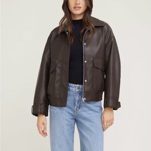 NWT Dynamite Oversized Aviator Jacket